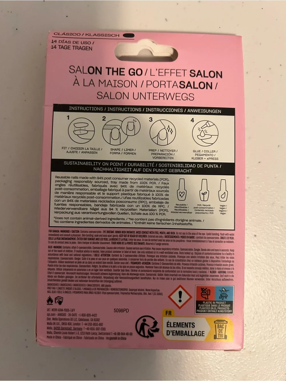 OPI xPRESS/ON Classic Mod About You Pink Press-On Nails